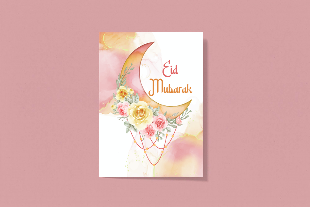 Postcard in paper