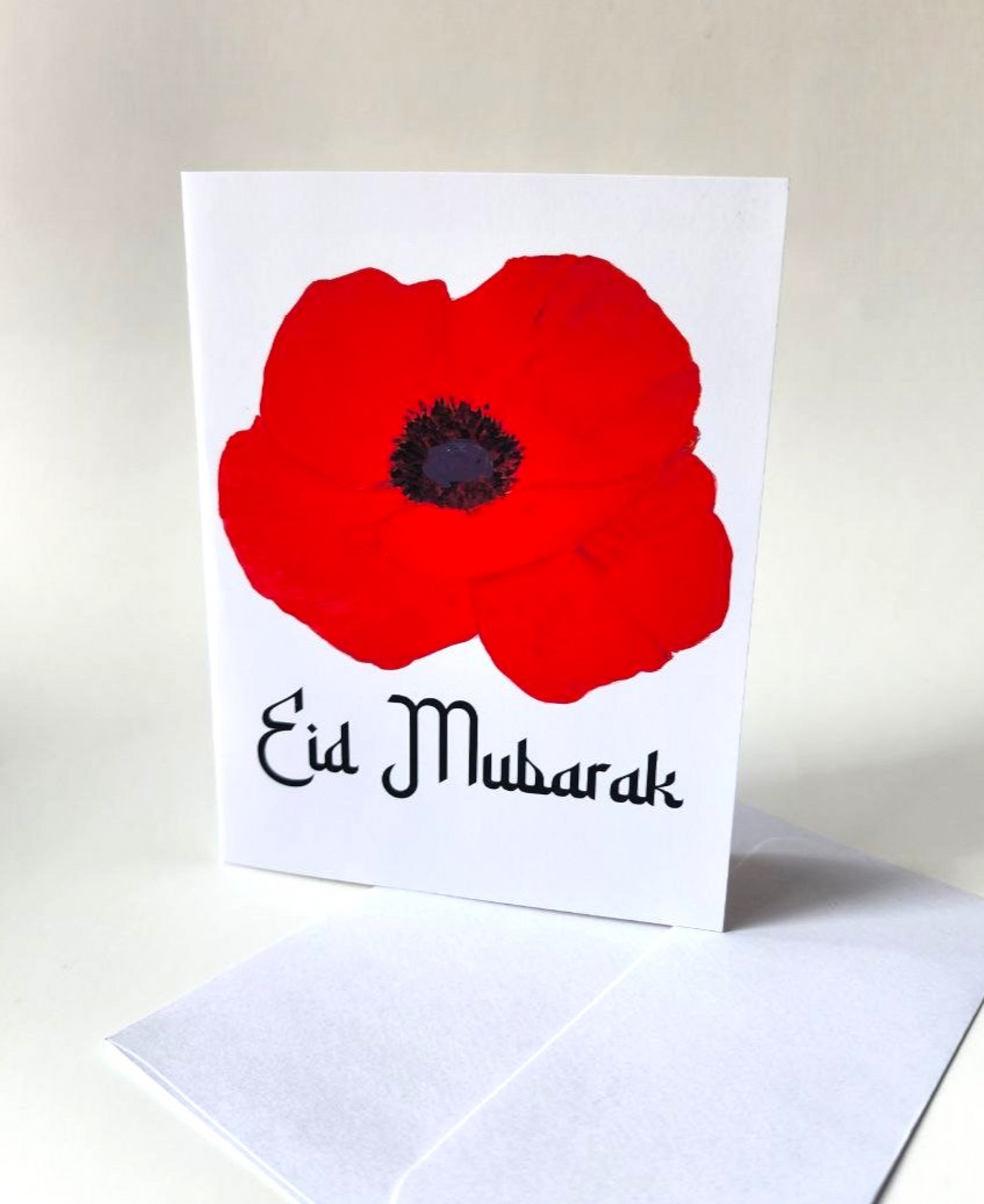 Postcard in paper