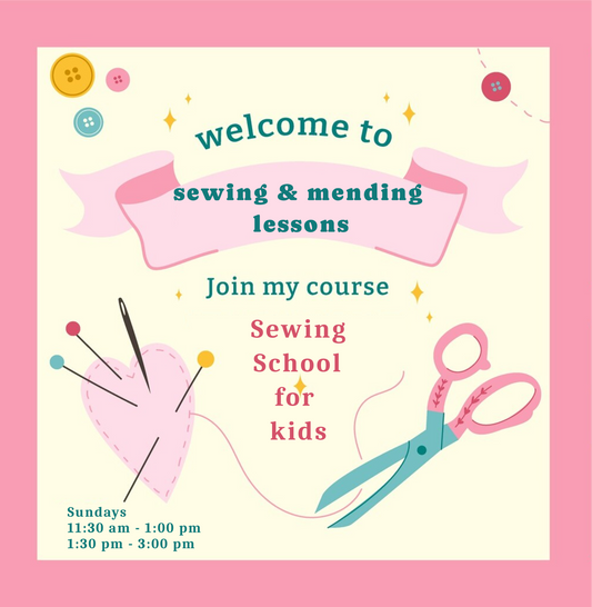 Kid's Sewing Club, 2024 Fall-Winter Session