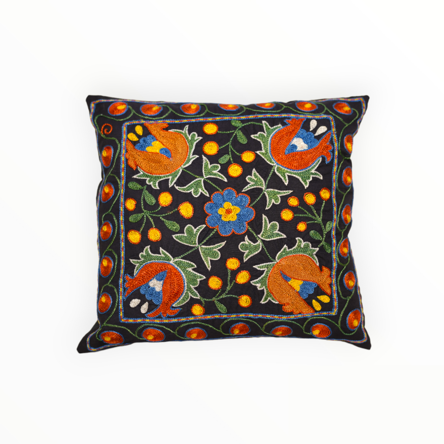 Multicolor Suzani Pillow Case